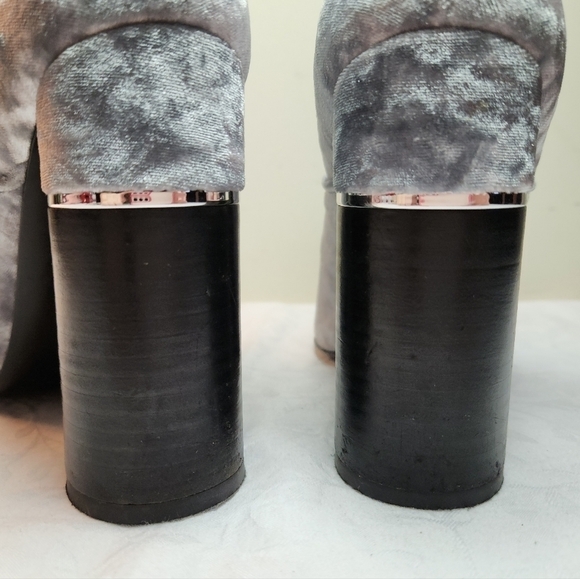 Philip Lim Aqua Velvet HighHeel Boots - Picture 9 of 15